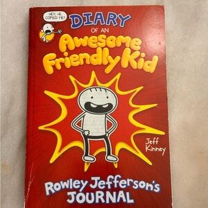 Diary of an Awesome Friendly Kid by Jef F.C. Kinney Hardcover Book